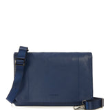 Borsa a tracolla unisex in vera pelle Casual BOCP11-Blu Tucano