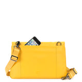 Borsa a tracolla unisex in vera pelle Casual BOCP11-Giallo Tucano