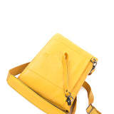 Borsa a tracolla unisex in vera pelle Casual BOCP11-Giallo Tucano