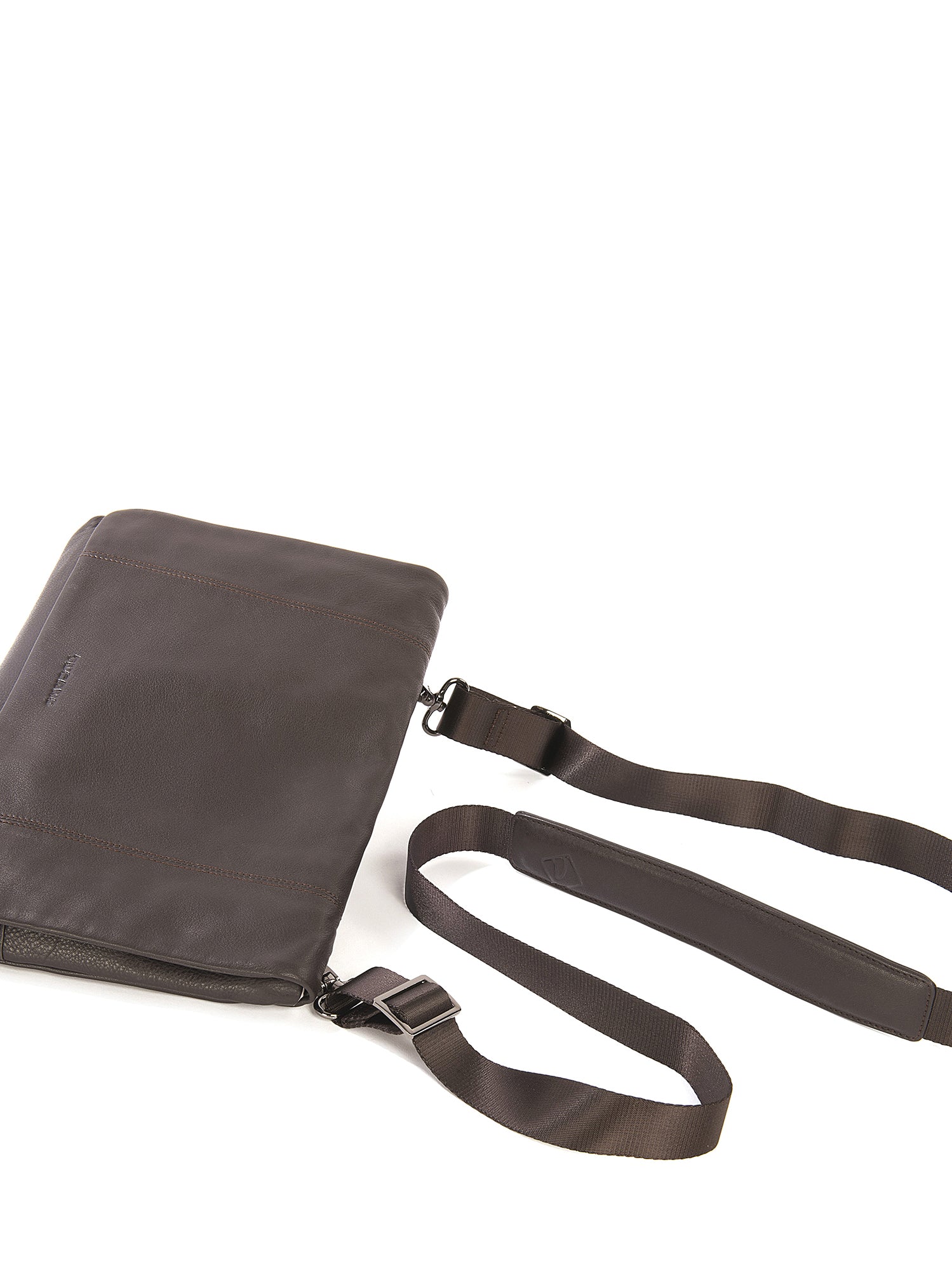 Borsa a tracolla unisex in vera pelle Casual BOCP11-Marrone Tucano
