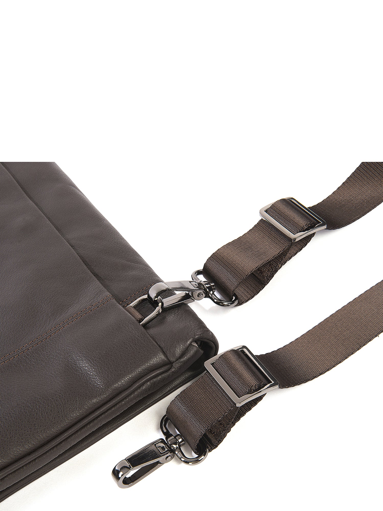 Borsa a tracolla unisex in vera pelle Casual BOCP11-Marrone Tucano