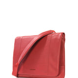 Borsa a tracolla unisex in vera pelle Casual BOCP11-Rosso Tucano