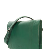 Borsa a tracolla unisex in vera pelle Casual BOCP11-Verde Tucano