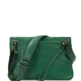 Borsa a tracolla unisex in vera pelle Casual BOCP11-Verde Tucano
