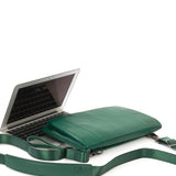 Borsa a tracolla unisex in vera pelle Casual BOCP11-Verde Tucano