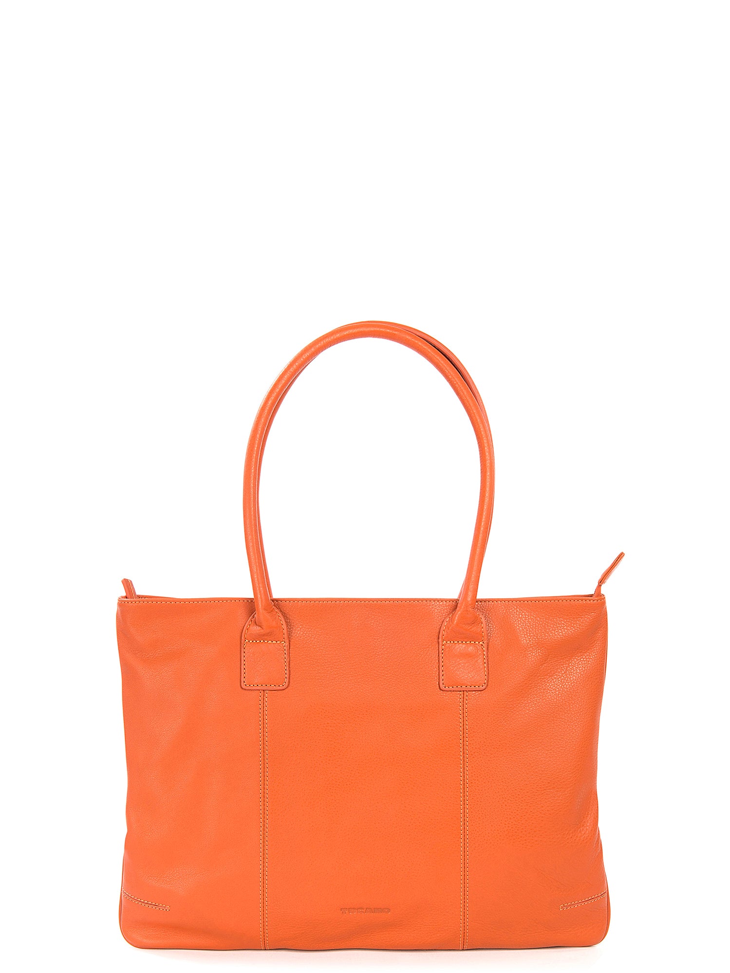 Borsa a spalla da donna 100% vera pelle BOTP13-Arancione Tucano