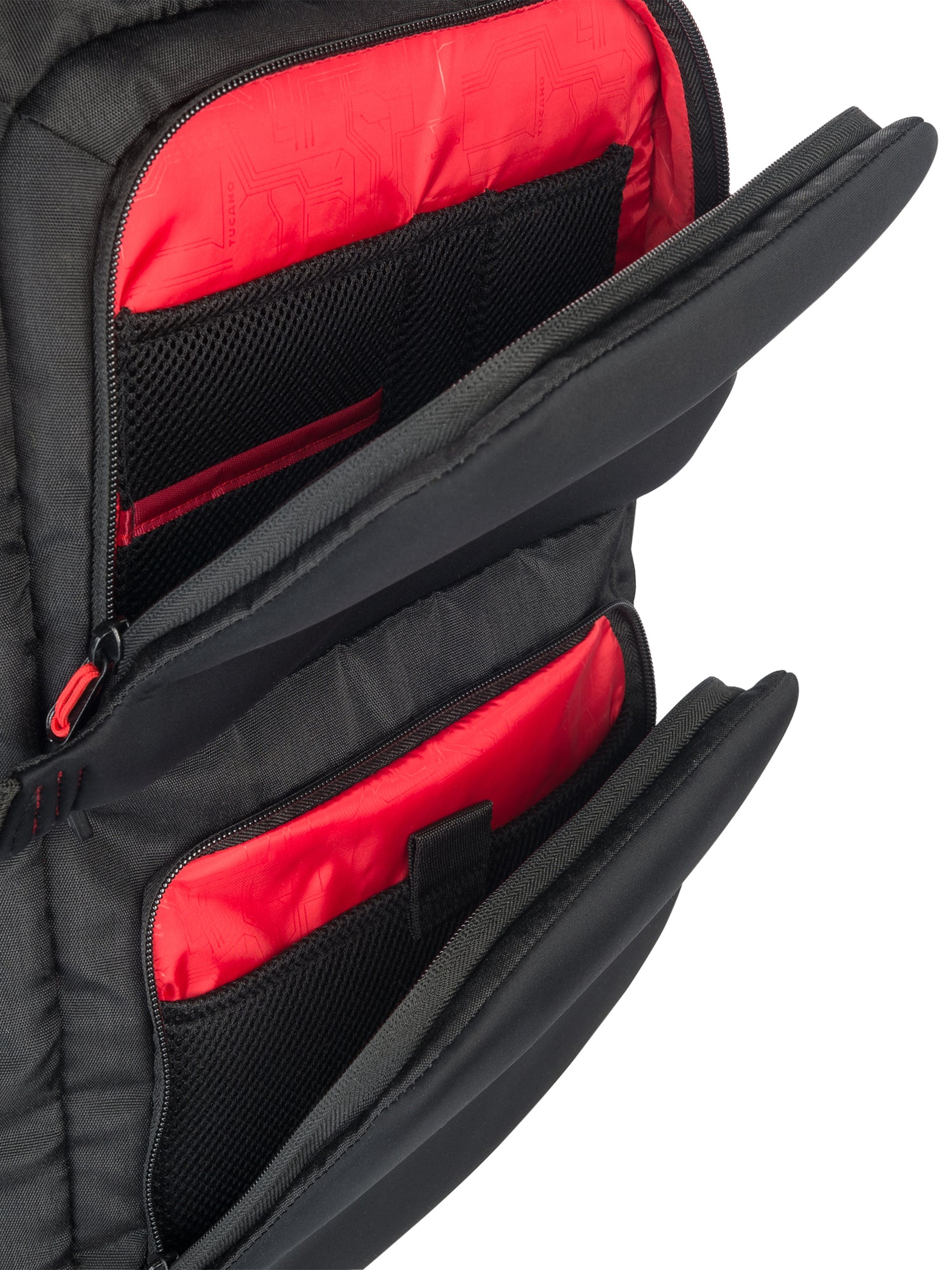 Zaino Unisex in Nylon Casual BSFBK-Nero Tucano