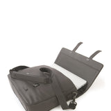 Borsa a mano unisex vera pelle Casual BTE15-Grigio ghiaccio Tucano