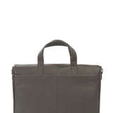 Borsa a mano unisex vera pelle Casual BTE15-Grigio ghiaccio Tucano