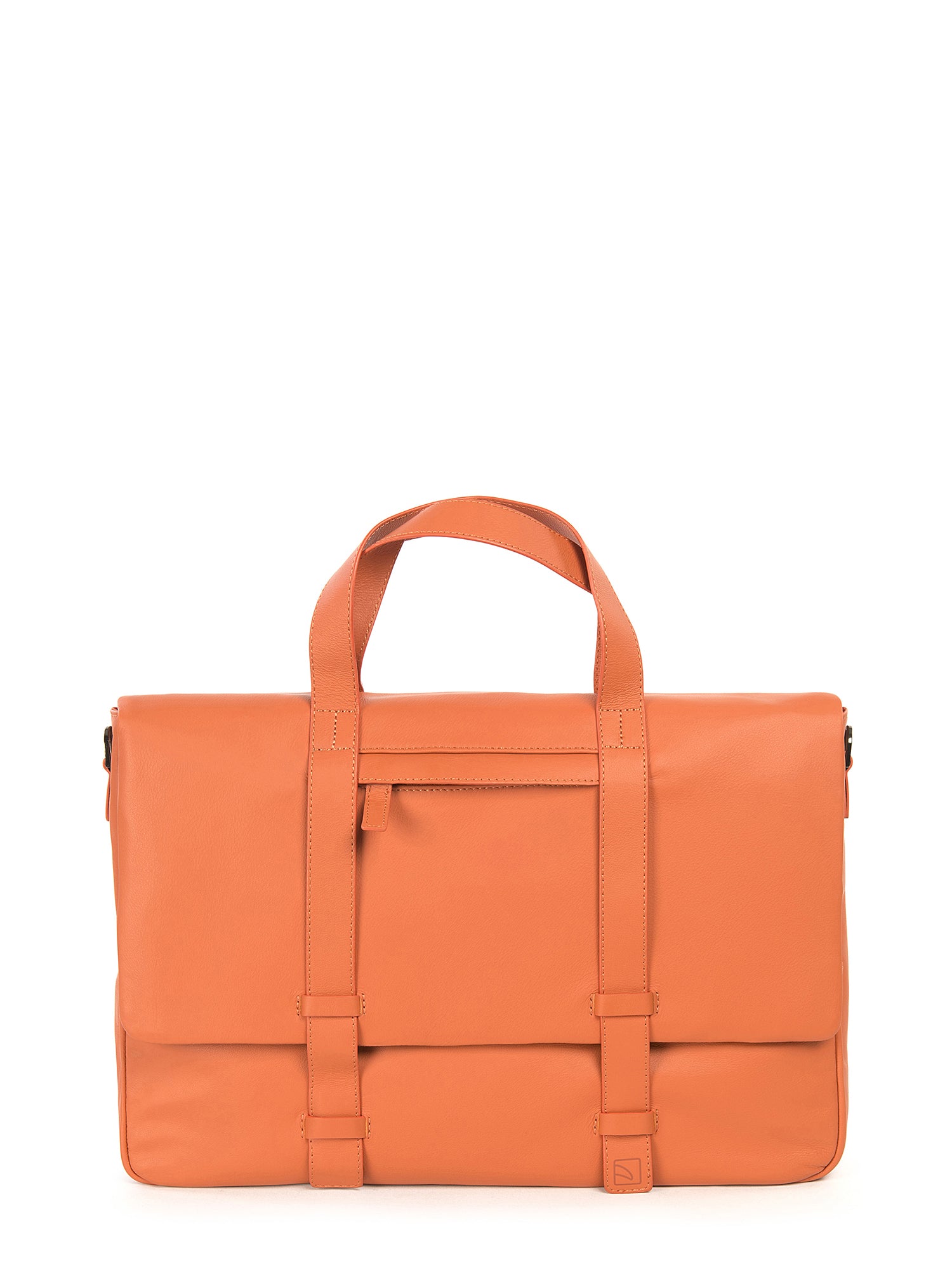 Borsa a mano unisex vera pelle Casual BTEC11-O-Arancione Tucano