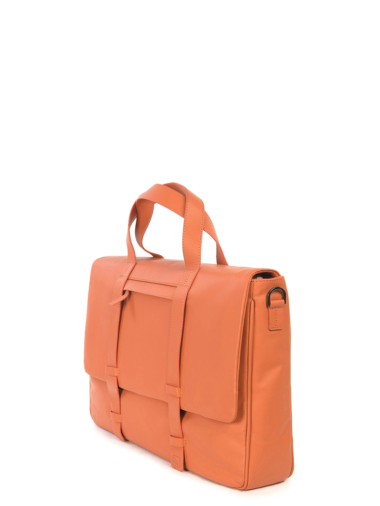 Borsa a mano unisex vera pelle Casual BTEC11-O-Arancione Tucano