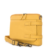 Borsa a tracolla unisex vera pelle Casual BTES-Giallo Tucano