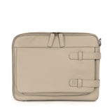 Borsa a tracolla unisex vera pelle Casual BTES-Grigio ghiaccio Tucano
