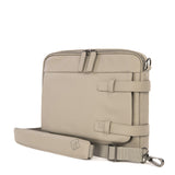 Borsa a tracolla unisex vera pelle Casual BTES-Grigio ghiaccio Tucano
