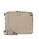 Borsa a tracolla unisex vera pelle Casual BTES-Grigio ghiaccio Tucano