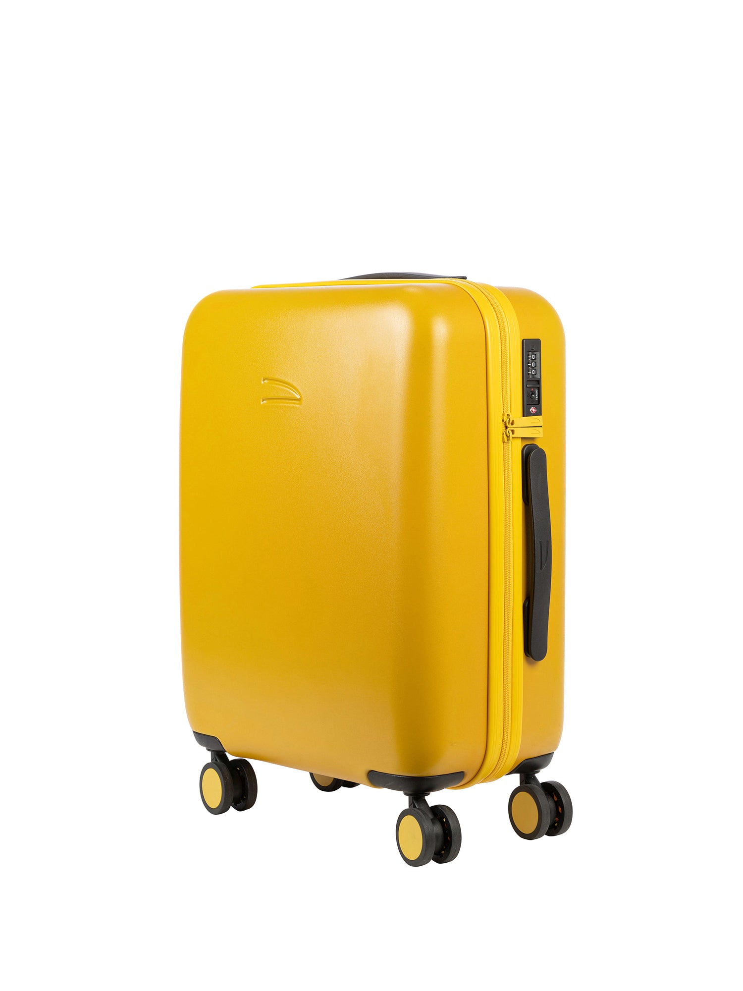 Valigia Unisex in Policarbonato Con Zip BTRTED-S-Giallo Tucano
