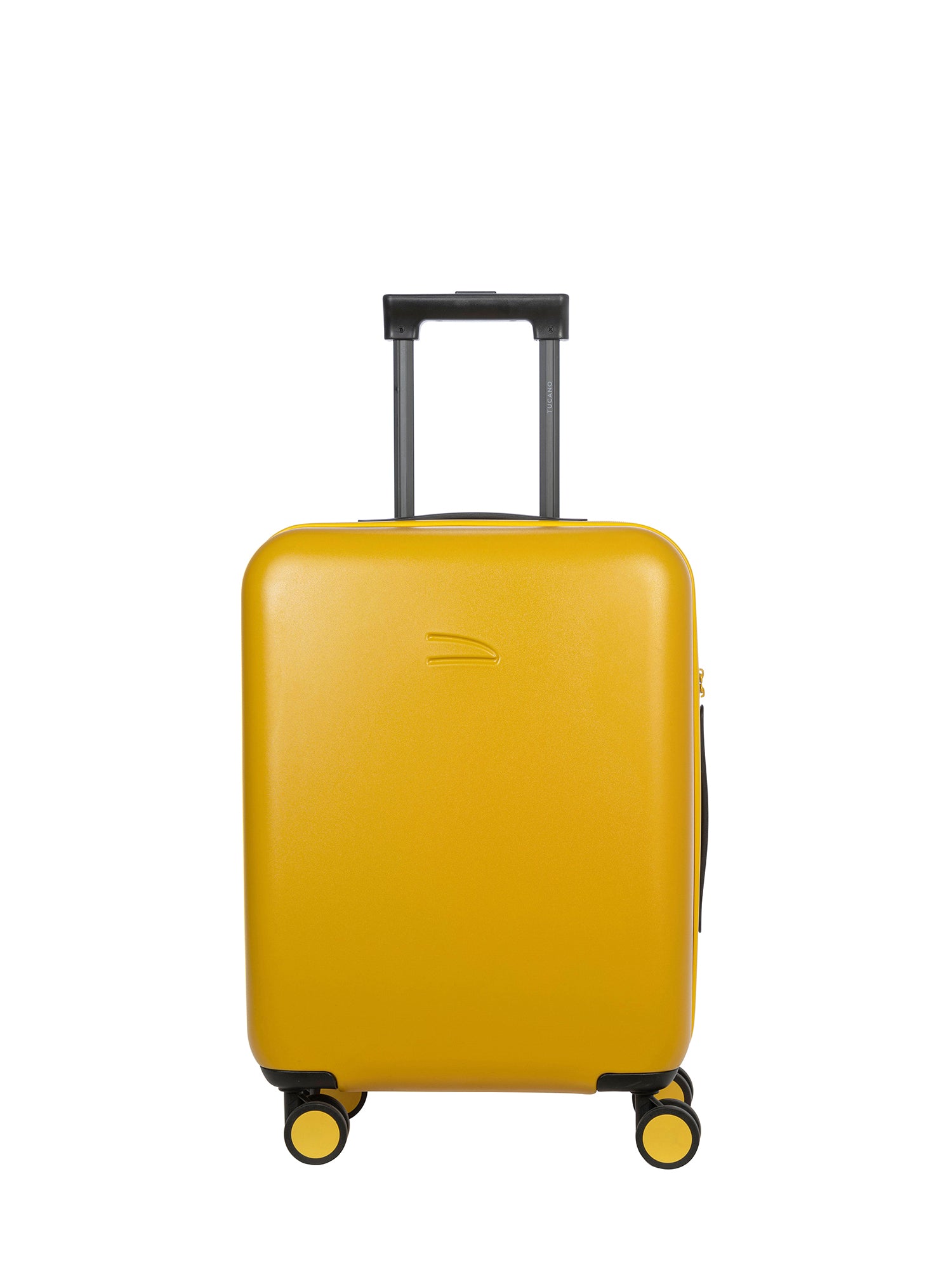 Valigia Unisex in Policarbonato Con Zip BTRTED-S-Giallo Tucano
