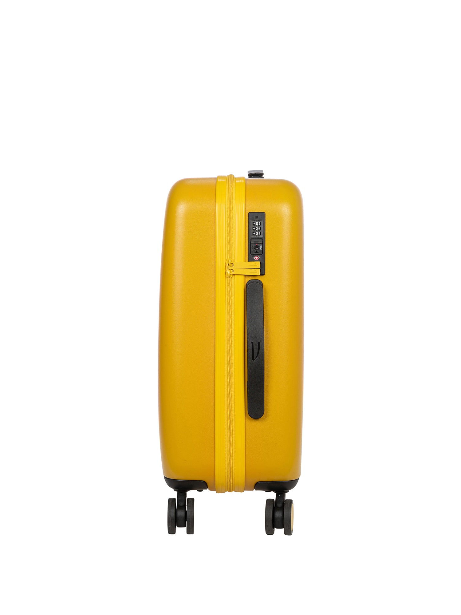 Valigia Unisex in Policarbonato Con Zip BTRTED-S-Giallo Tucano