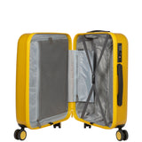 Valigia Unisex in Policarbonato Con Zip BTRTED-S-Giallo Tucano