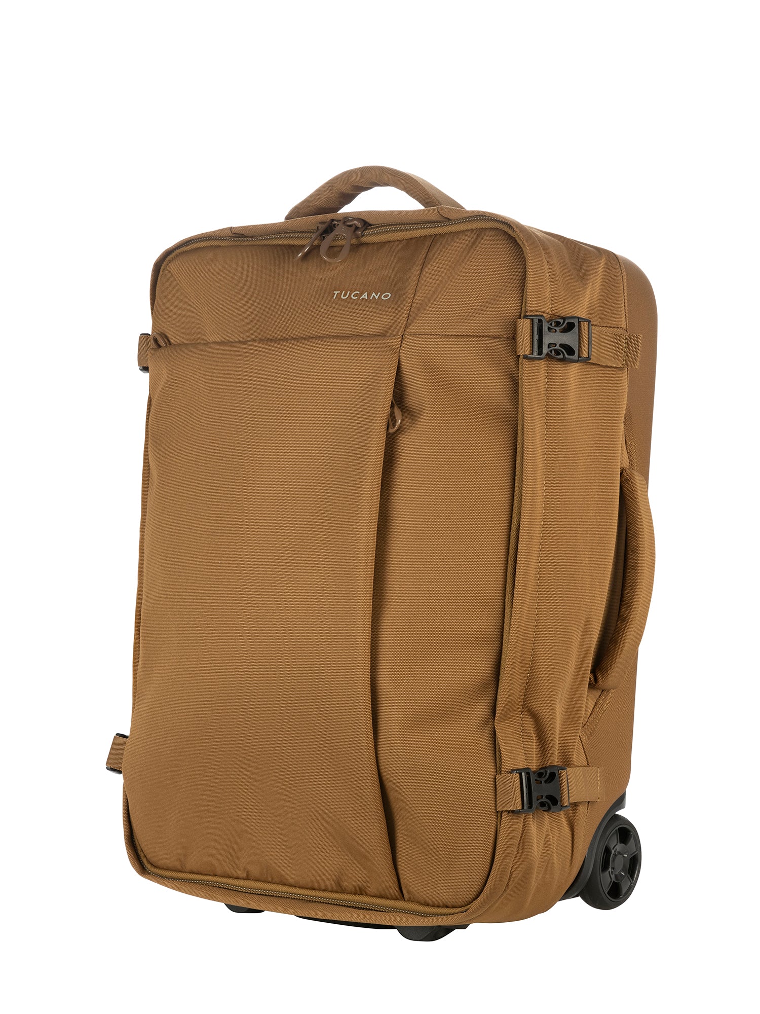 Valigia Unisex Riciclata Con Zip BTRTUG-S-Marrone Tucano