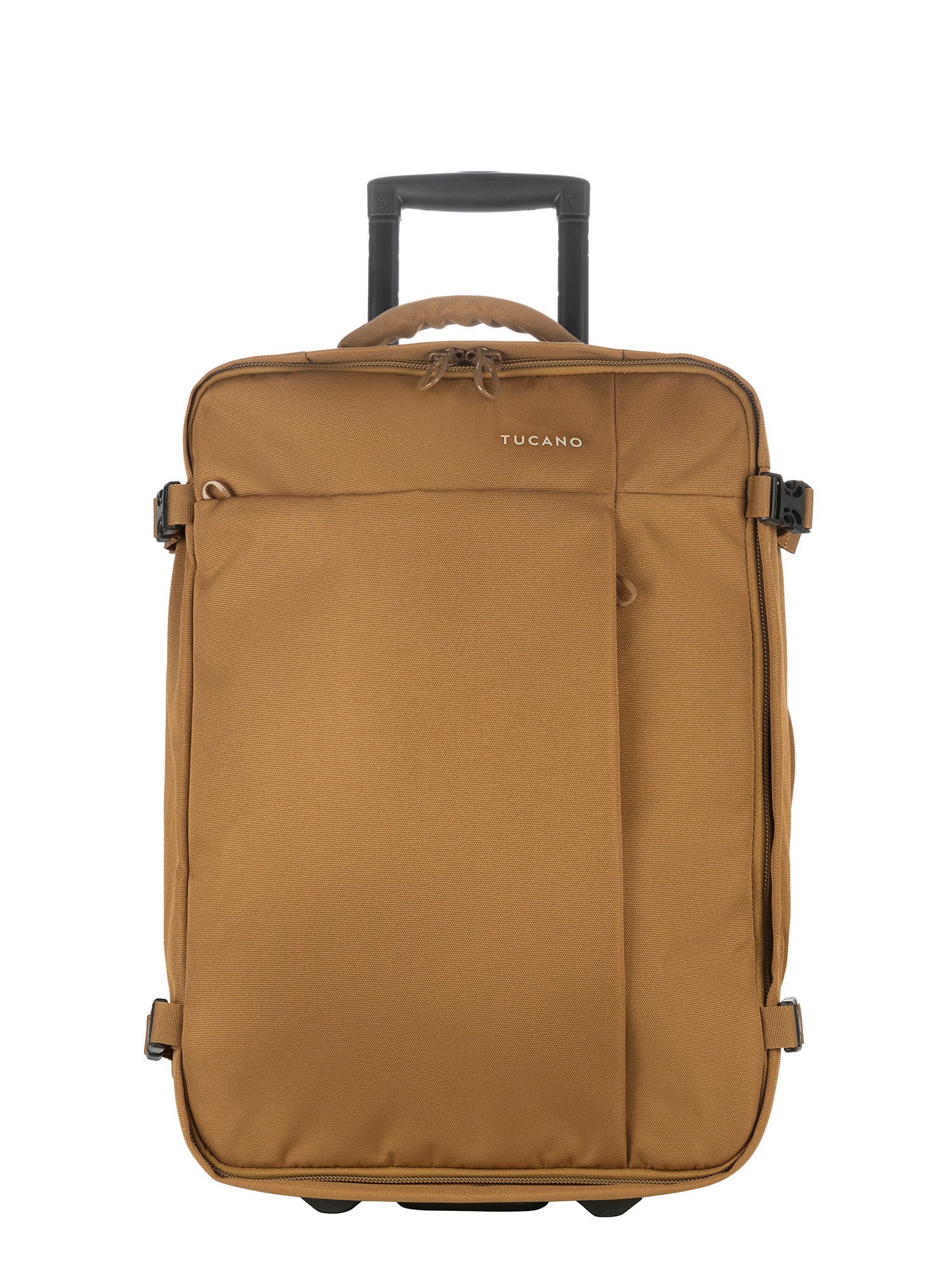 Valigia Unisex Riciclata Con Zip BTRTUG-S-Marrone Tucano