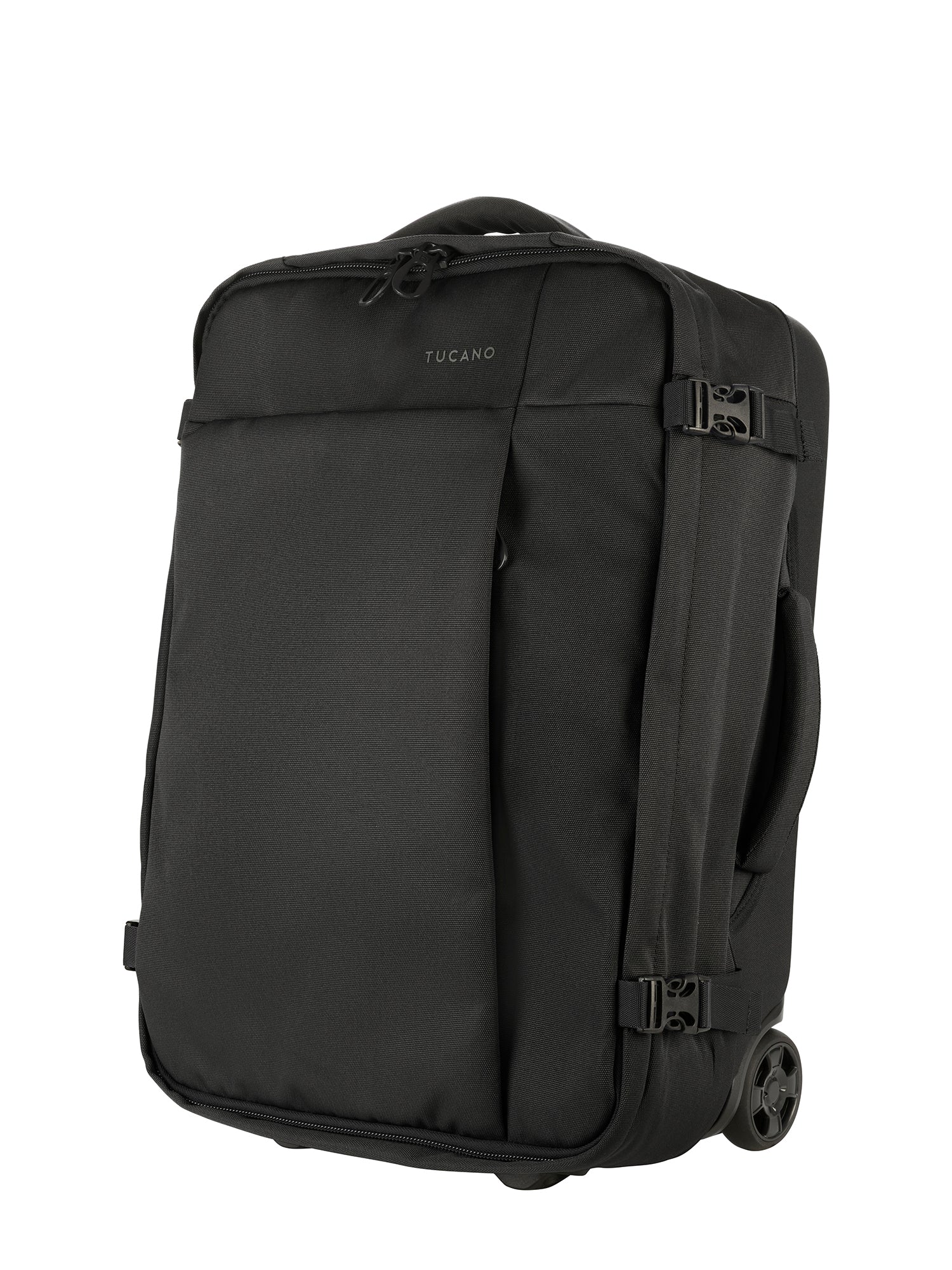 Valigia Unisex Riciclata Con Zip BTRTUG-S-Nero Tucano