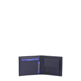Portafoglio uomo in vera pelle Casual CC408-992-BLU Coveri Collection