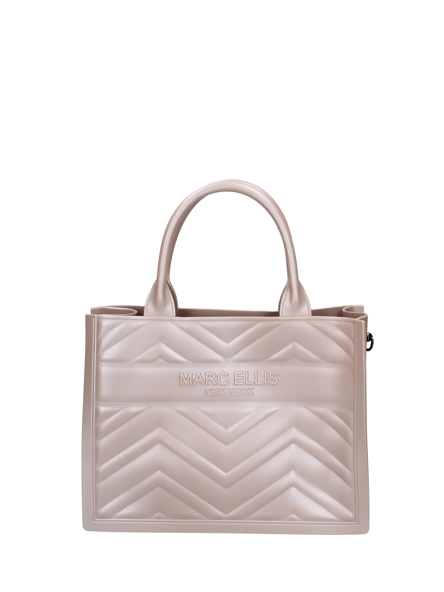 Borsa a mano da donna 100% gomma FLAT BUBY WAVE M -STONE-CDF Marc Ellis