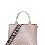 Borsa a mano da donna 100% gomma FLAT BUBY WAVE M -STONE-CDF Marc Ellis