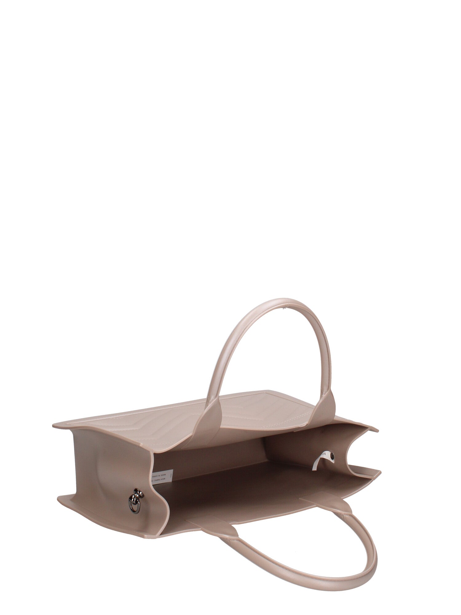Borsa a mano da donna 100% gomma FLAT BUBY WAVE M -STONE-CDF Marc Ellis