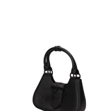 Borsa a mano da donna 100% gomma FLAT CIRCLE-BLACK-BLACK Marc Ellis