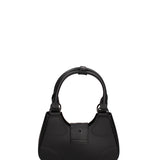 Borsa a mano da donna 100% gomma FLAT CIRCLE-BLACK-BLACK Marc Ellis