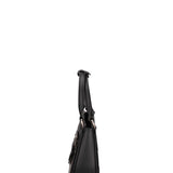 Borsa a mano da donna 100% gomma FLAT CIRCLE-BLACK-BRUSH CDF Marc Ellis
