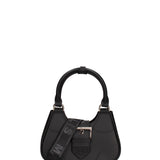 Borsa a mano da donna 100% gomma FLAT CIRCLE-BLACK-BRUSH CDF Marc Ellis