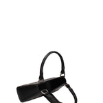 Borsa a mano da donna 100% gomma FLAT CIRCLE-BLACK-BRUSH CDF Marc Ellis