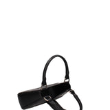Borsa a mano da donna 100% gomma FLAT CIRCLE-BLACK-BRUSH CDF Marc Ellis