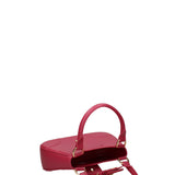 Borsa a mano da donna 100% gomma FLAT CIRCLE-CHERRY-GOLD Marc Ellis