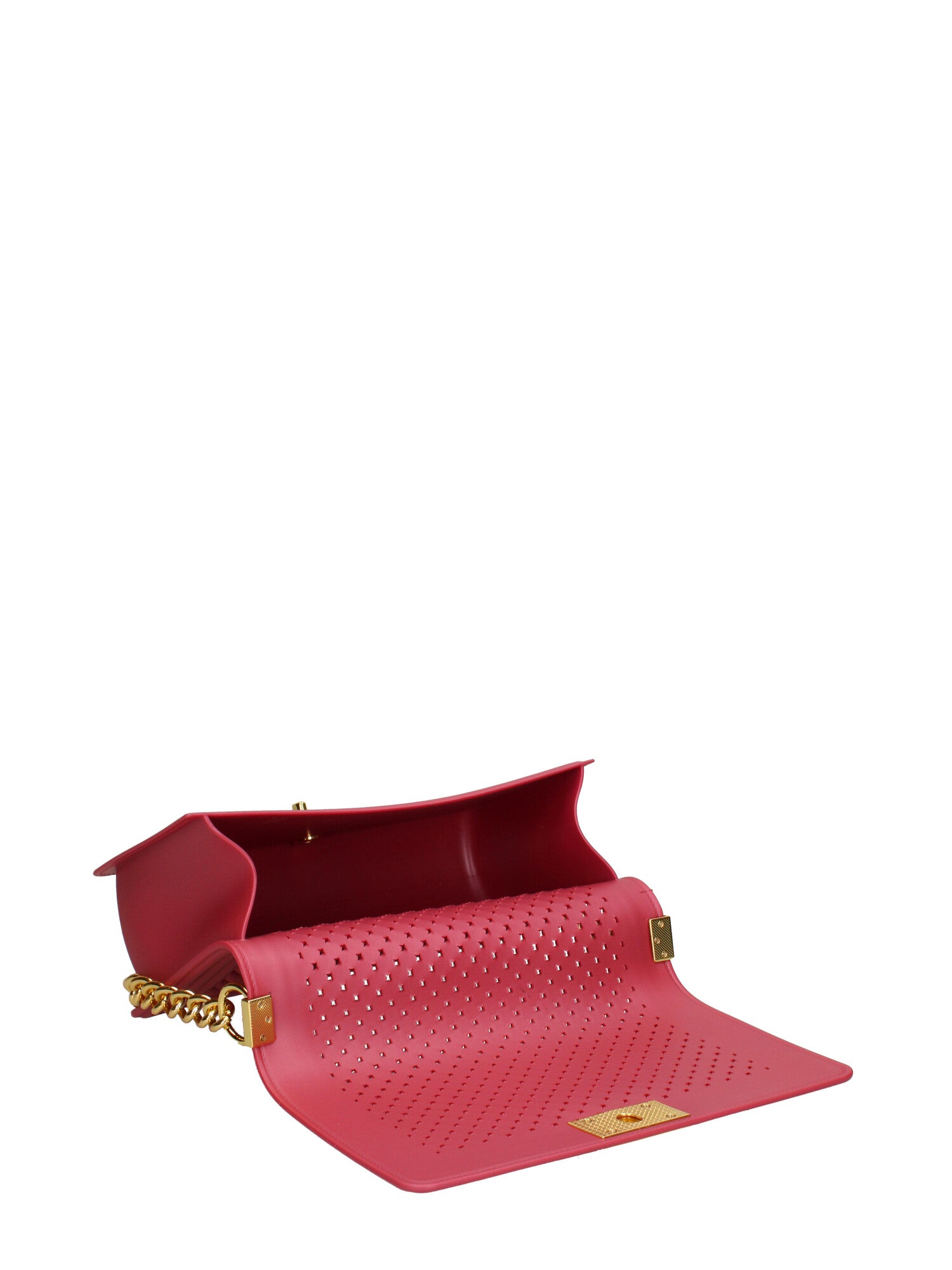 Borsa a mano da donna 100% gomma FLAT M BALL 24-CHERRY-GOLD Marc Ellis