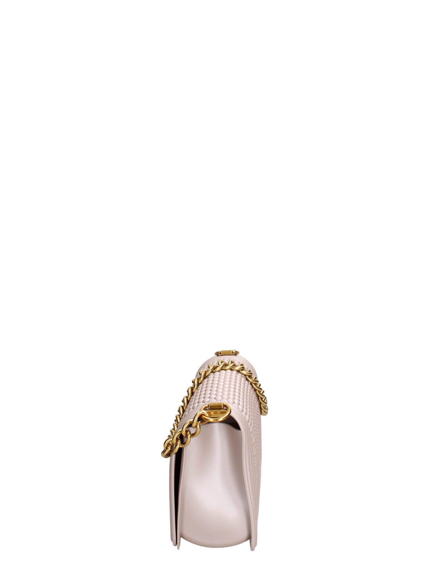 Borsa a mano da donna 100% gomma FLAT M BALL 24-STONE-LIGHT OTTONE Marc Ellis