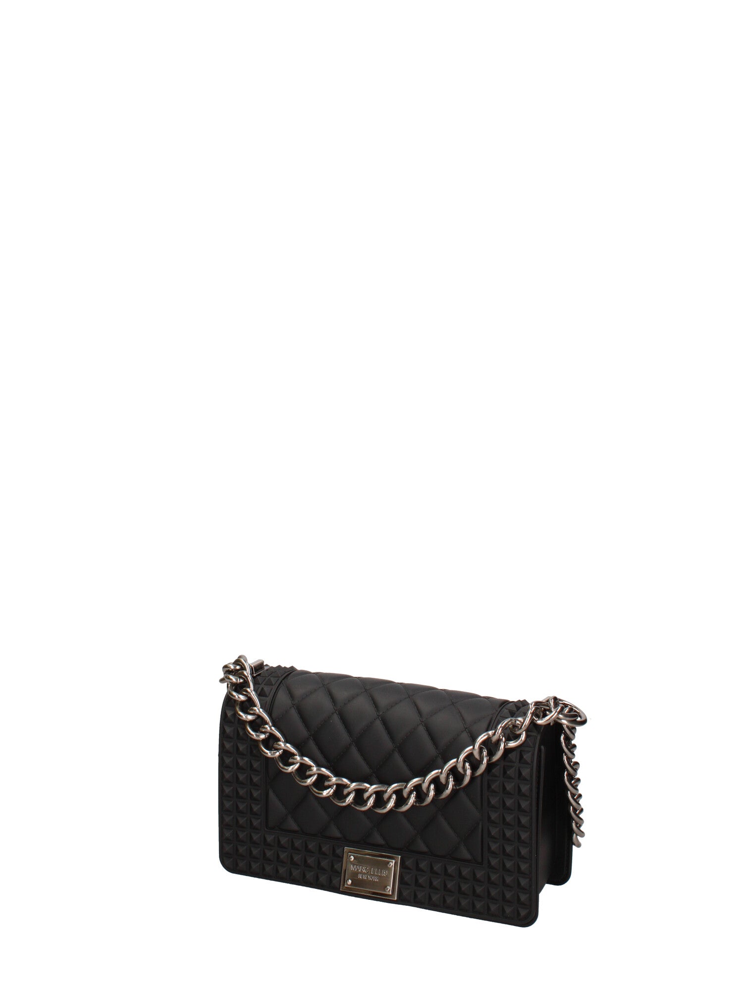 Borsa a mano donna 100% gomma FLAT PENKA S-BLACK-BRUSH CDF Marc Ellis