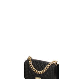 Borsa a mano donna 100% gomma FLAT PENKA S-BLACK-GOLD Marc Ellis