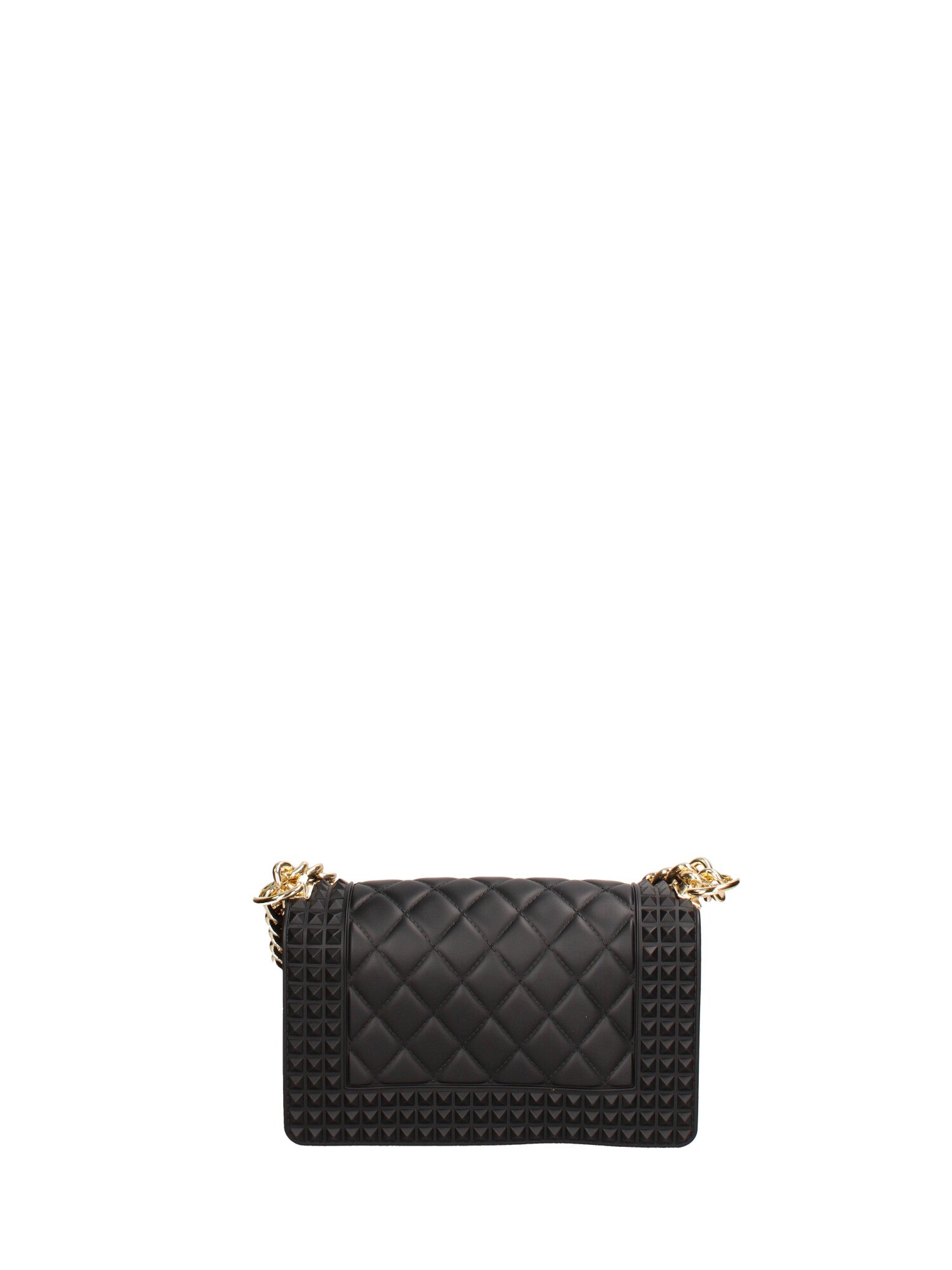 Borsa a mano donna 100% gomma FLAT PENKA S-BLACK-GOLD Marc Ellis