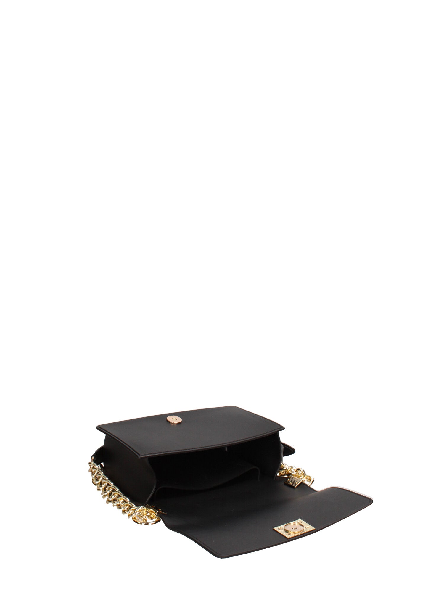 Borsa a mano donna 100% gomma FLAT PENKA S-BLACK-GOLD Marc Ellis