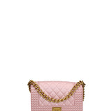 Borsa a mano donna 100% gomma FLAT PENKA S-OLD ROSE-LIGHT OTTONE Marc Ellis