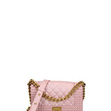 Borsa a mano donna 100% gomma FLAT PENKA S-OLD ROSE-LIGHT OTTONE Marc Ellis