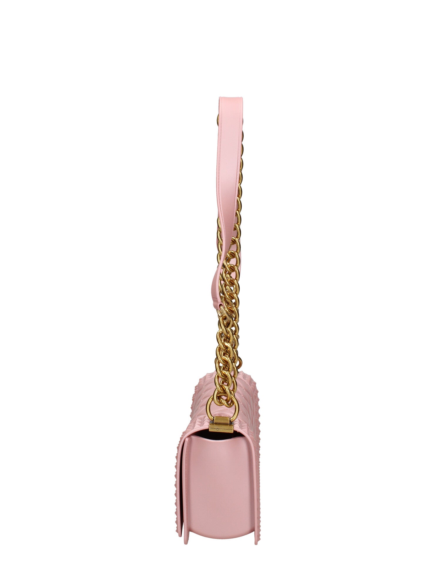 Borsa a mano donna 100% gomma FLAT PENKA S-OLD ROSE-LIGHT OTTONE Marc Ellis