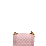 Borsa a mano donna 100% gomma FLAT PENKA S-OLD ROSE-LIGHT OTTONE Marc Ellis