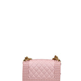 Borsa a mano donna 100% gomma FLAT PENKA S-OLD ROSE-LIGHT OTTONE Marc Ellis