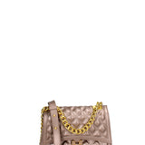 Borsa a mano da donna 100% gomma FLAT RHOMBUS M 24-BRONZE-GOLD Marc Ellis