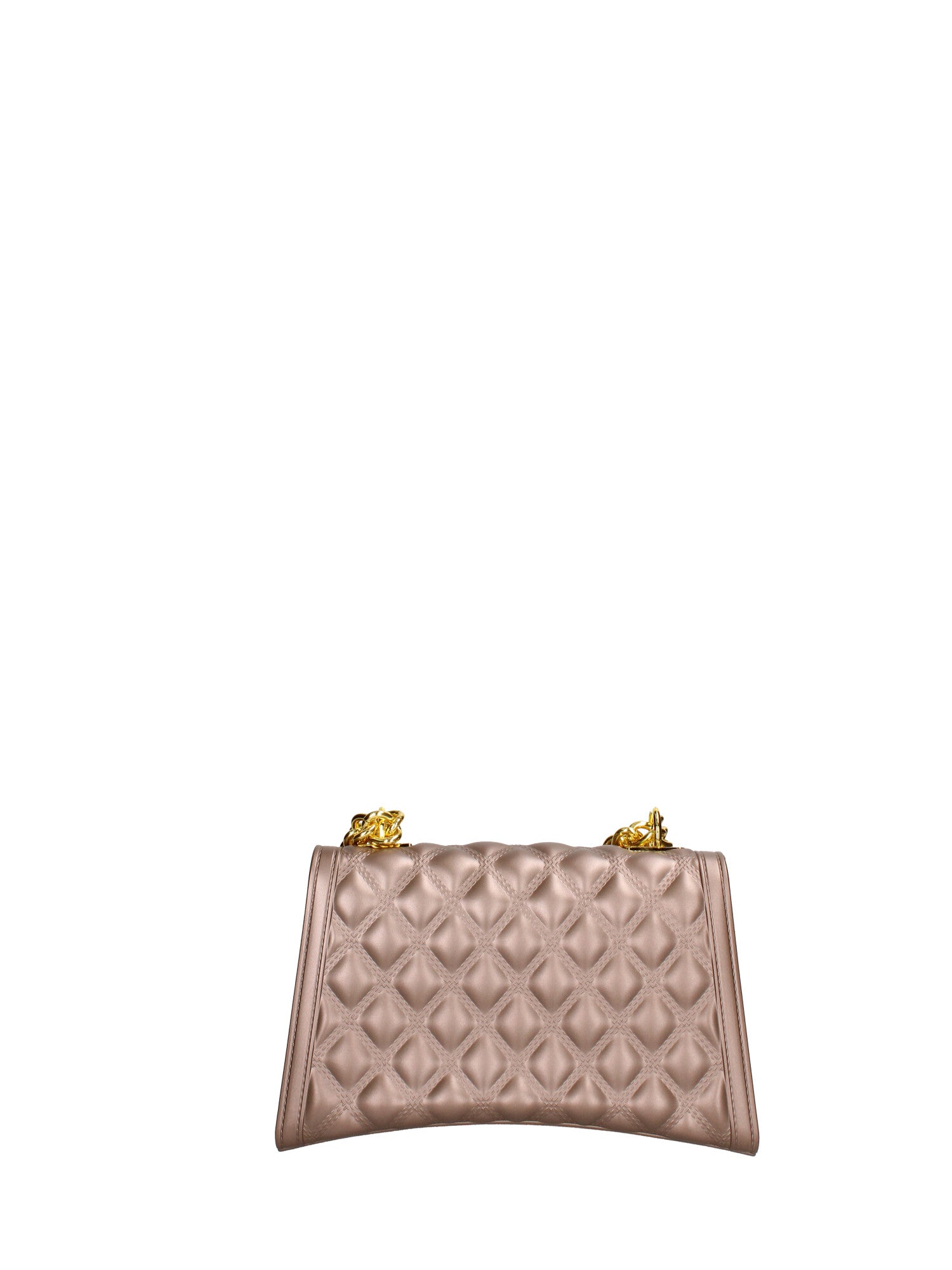 Borsa a mano da donna 100% gomma FLAT RHOMBUS M 24-BRONZE-GOLD Marc Ellis